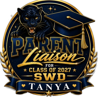 Parent Liaison Class of 2027 circular emblem