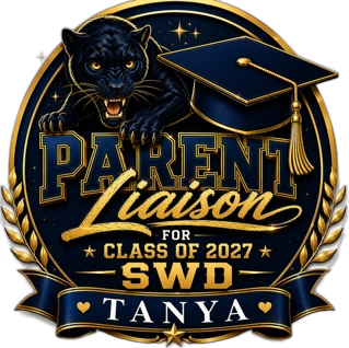 Parent Liaison Class of 2027 circular emblem